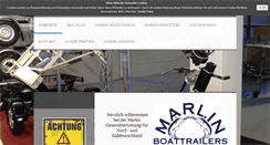 Desktop Screenshot of marlin-bootstrailer.com